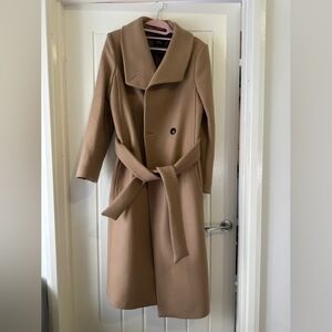 Mango Tan Belted Coat